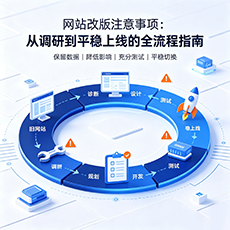 酒泉建站-网站改版注意事项：从调研到平稳上线的全流程指南