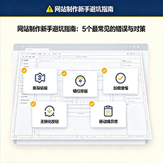 敦煌建站-网站制作新手避坑指南：5个最常见的错误与对策