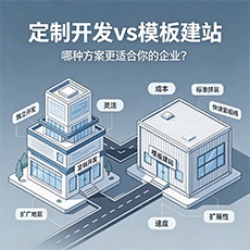 肃州建站-定制开发vs模板建站：哪种方案更适合你的企业？