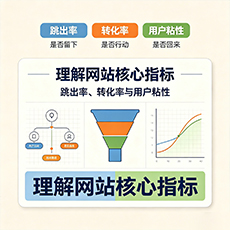 酒泉建站-理解网站核心指标：跳出率、转化率与用户粘性