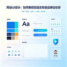 瓜州建站-网站UI设计：如何用视觉语言传递品牌信任感