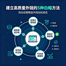 酒泉建站-建立高质量外链的5种白帽方法